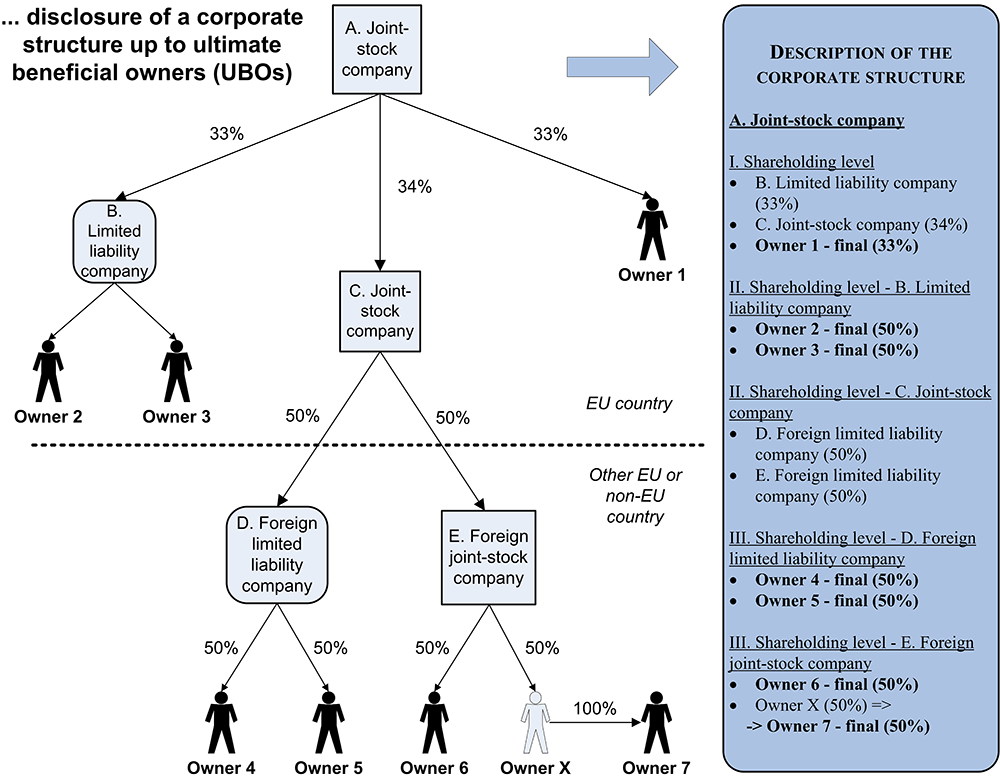 corporate structure disclosure